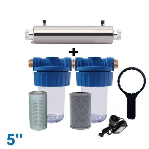 Stérilisateur UV sous évier 480 litres par heure sur 2 filtres 5