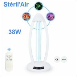 Lampe de stérilisation uv air et ozone Blanche