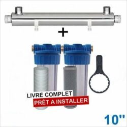 Station de stérilisation UV 2800 Litres/heure 10 pouces