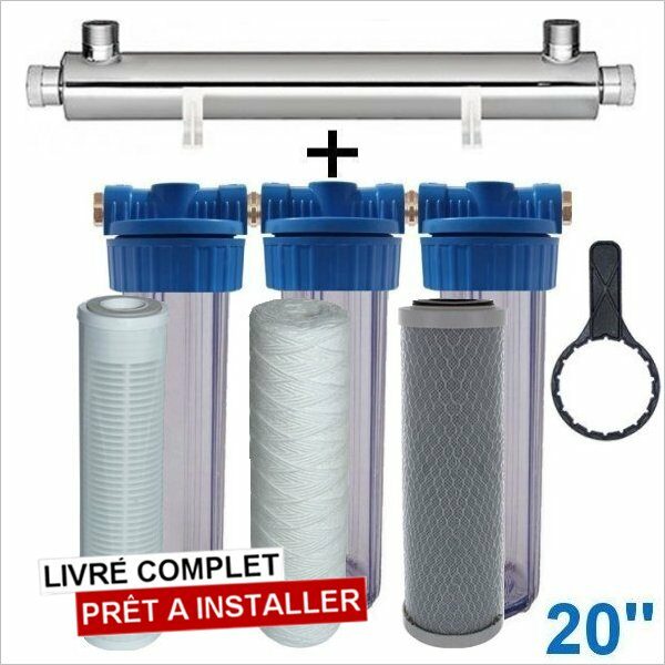 Lampe de stérilisation pour aquarium sous-marin purificateur d'eau de  filtre UV étanche - Type de