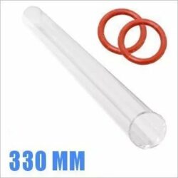 tube-manchon-quartz-UV-330-mm